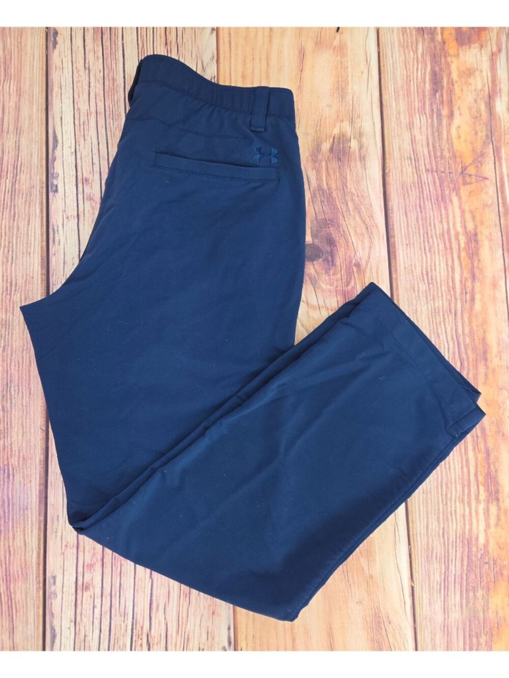 Under Armour Mens Navy Blue Golf Pants 34x30